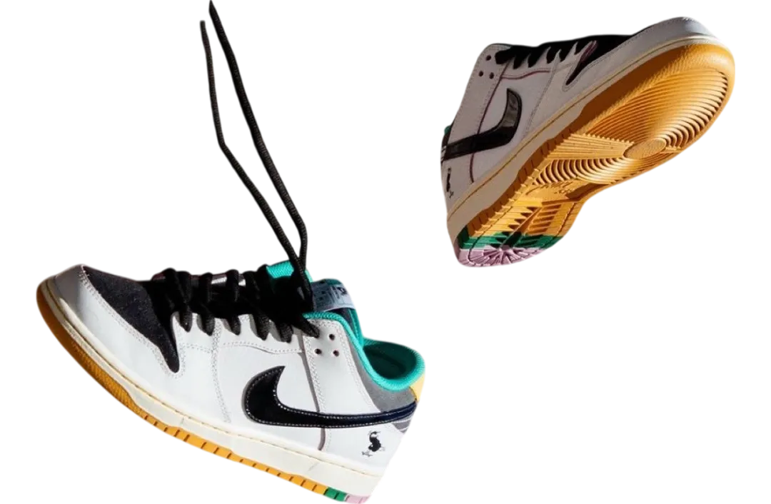 csef x nike sb dunk low summit white clear emerald