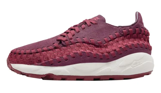 nike air footscape woven night maroon