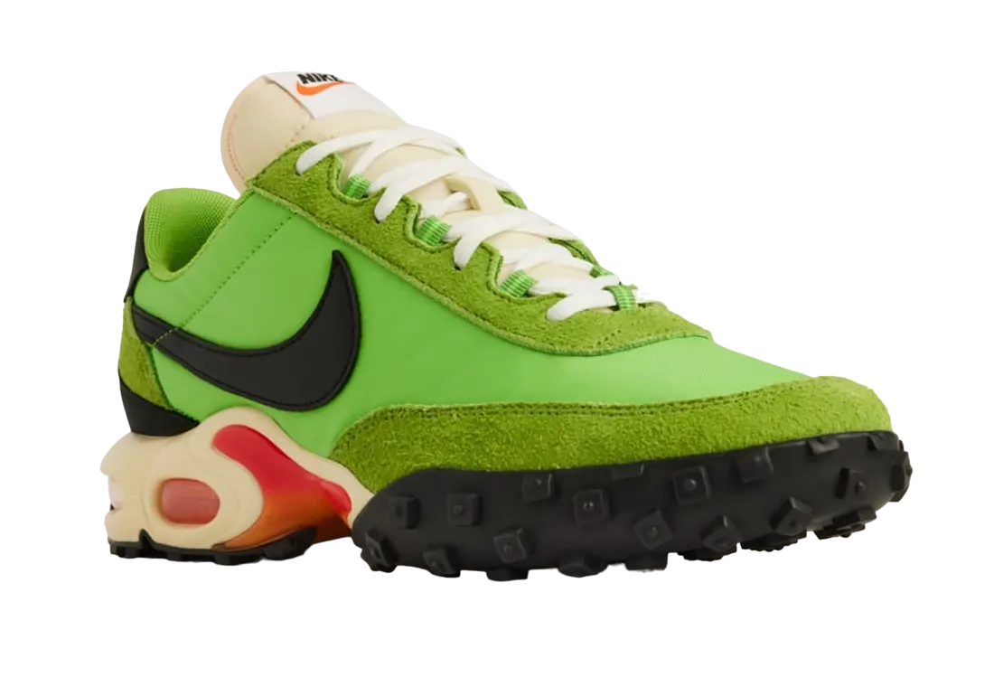 nike air max waffle racer sp action green