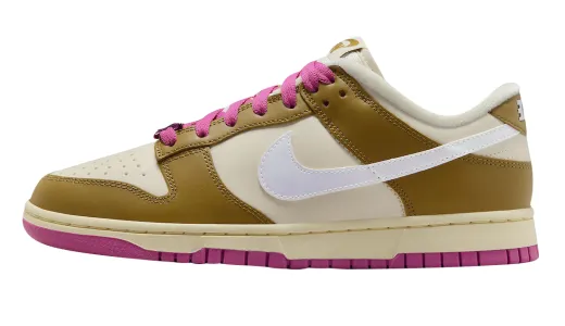 nike dunk low wmns just do it bronzine playful pink