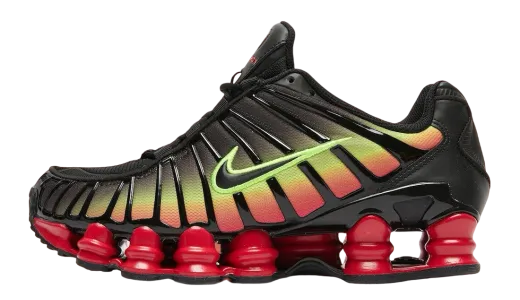 nike shox tl volt fire red