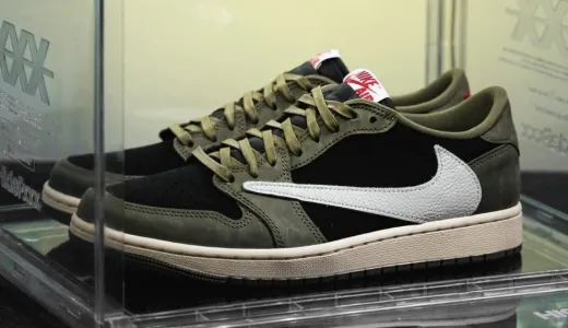 travis scott x air jordan 1 low og black olive