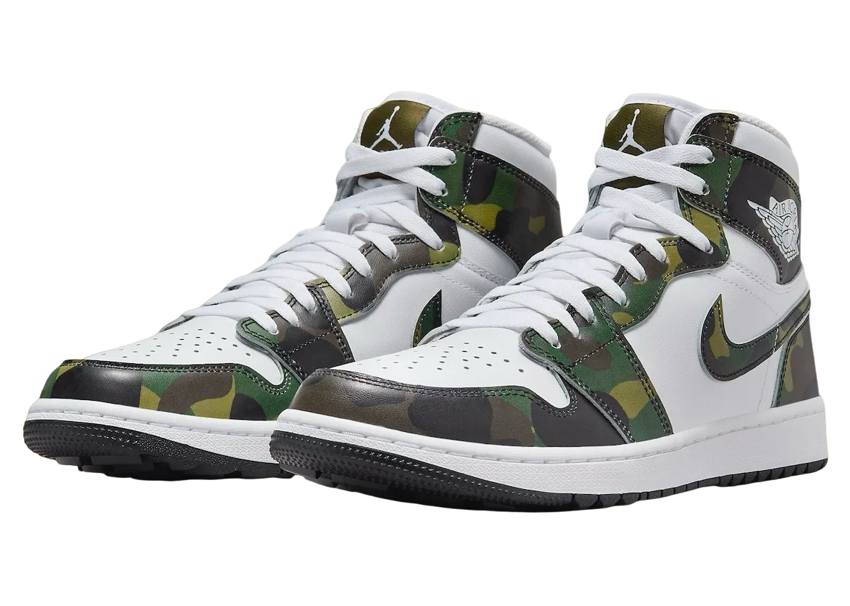 Air Jordan 1 High Golf Camo 0