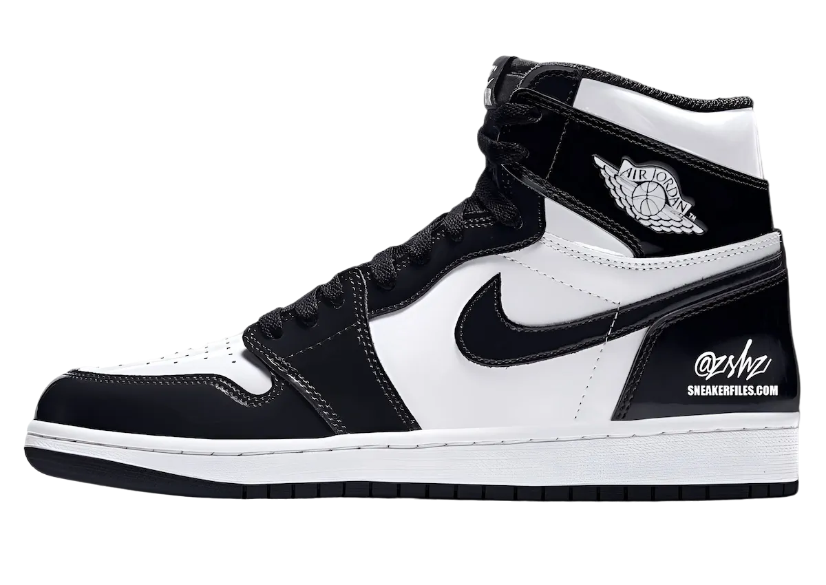 Air Jordan 1 High OG Patent Black White white