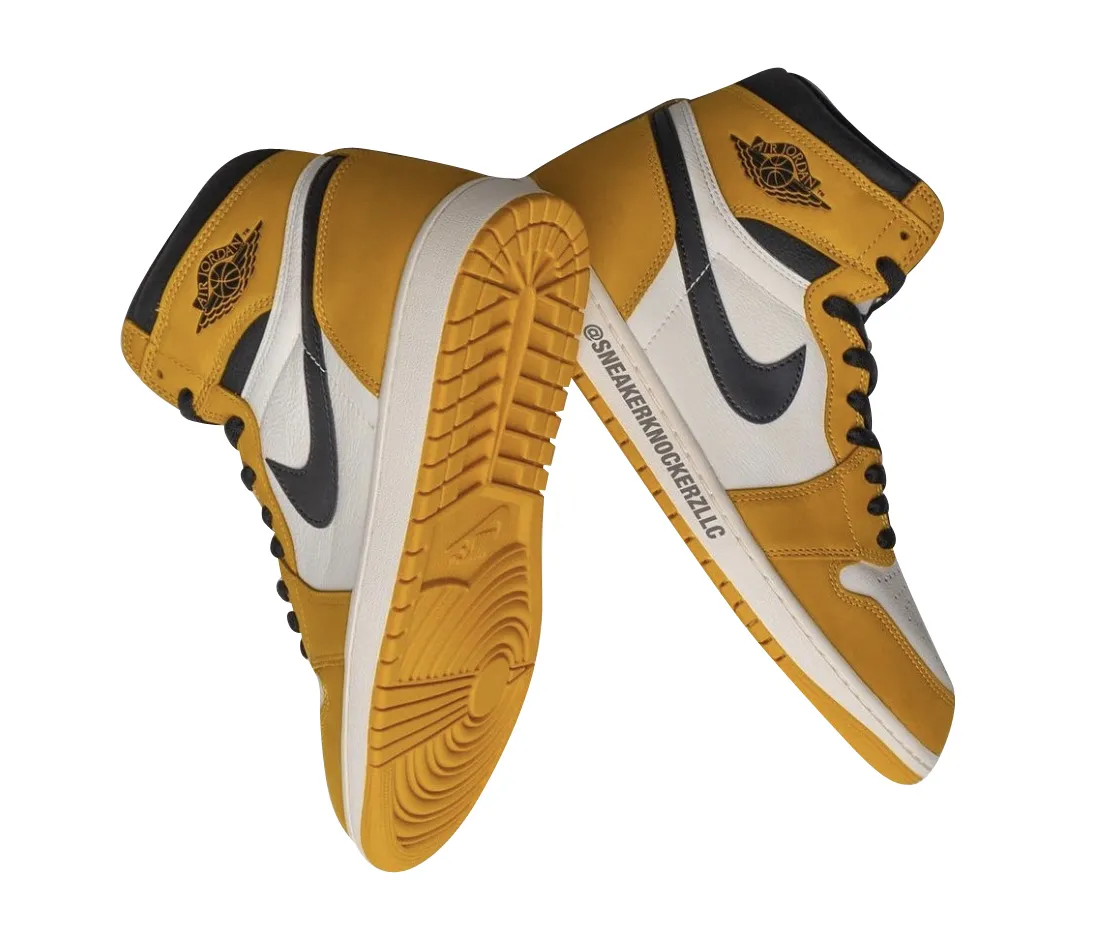 Air Jordan 1 High OG Yellow Ochre 2