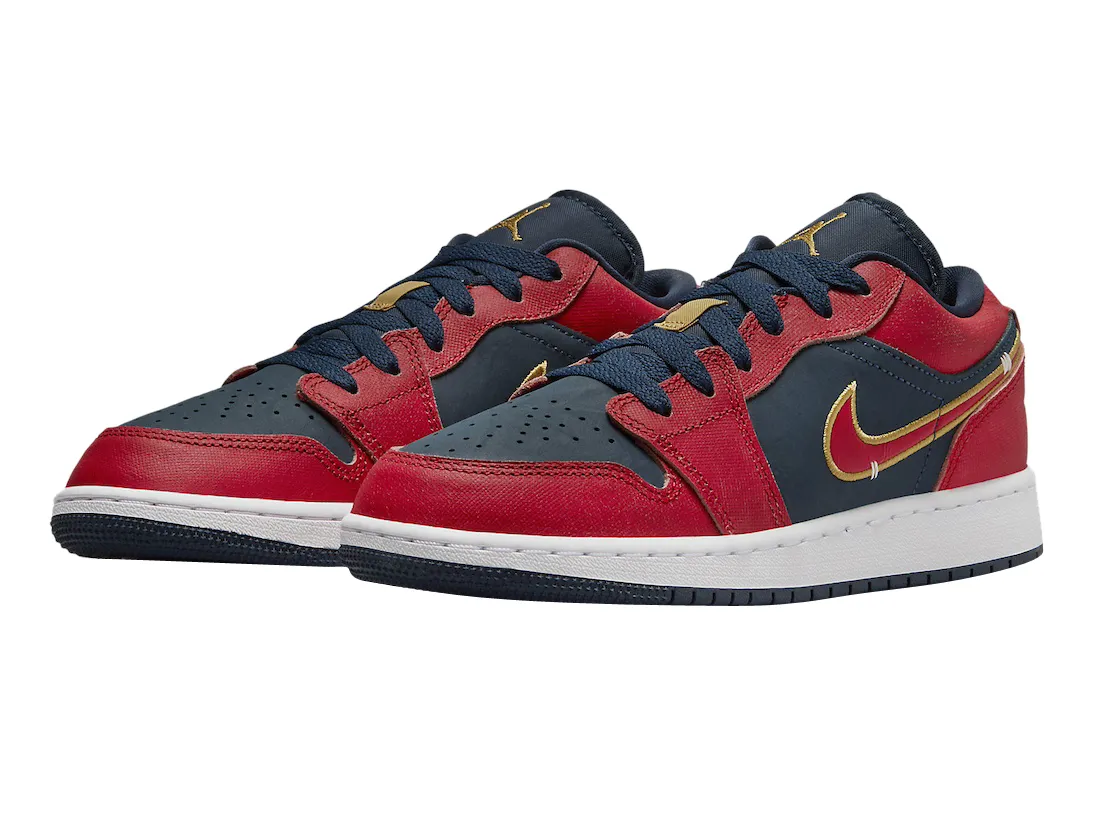 Air Jordan 1 Low GS Olympic 0