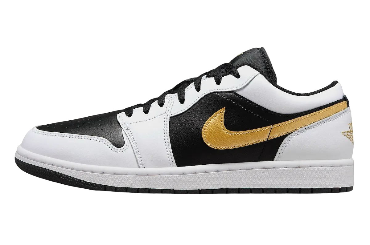 Air Jordan 1 Low Gold Swoosh swoosh