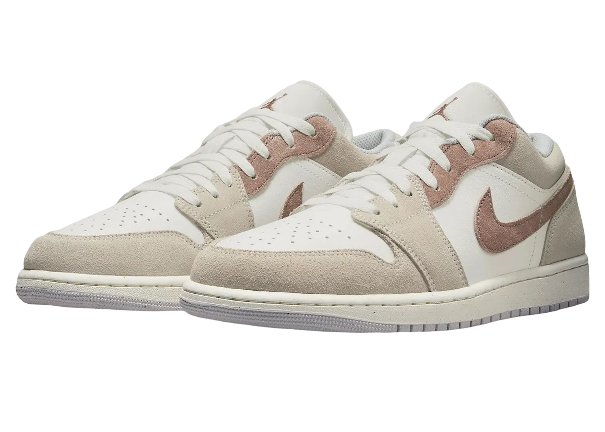 Air Jordan 1 Low Light Bone Archaeo Brown 0