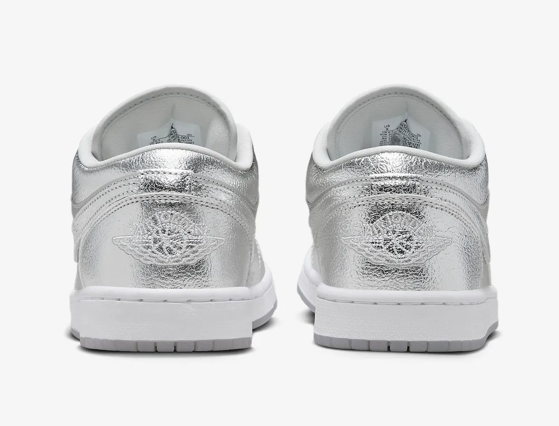 Air Jordan 1 Low SE WMNS Metallic Silver 3