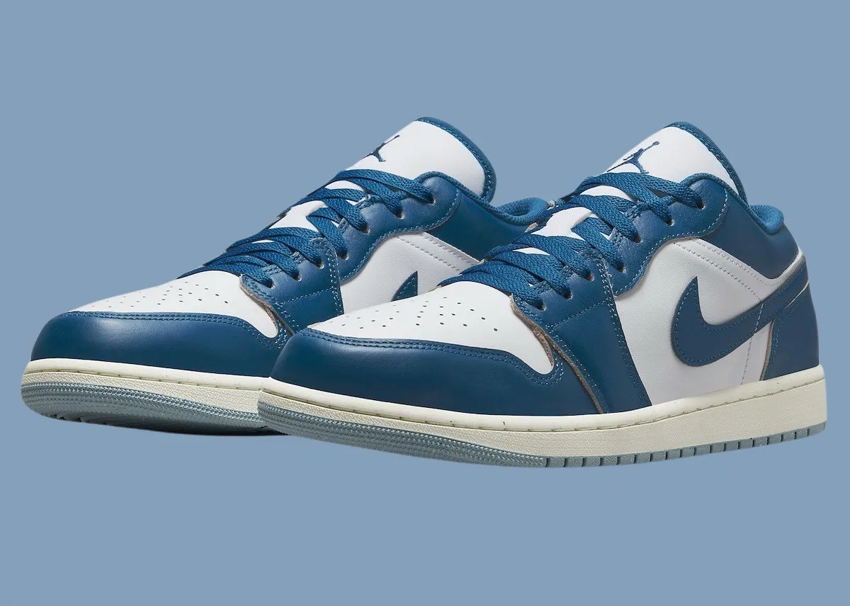 Air Jordan 1 Low SE White Industrial Blue 0