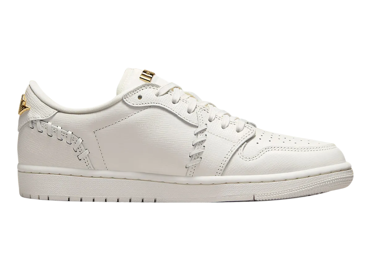 Air Jordan 1 Low WMNS Method of Make White Metallic Gold 1