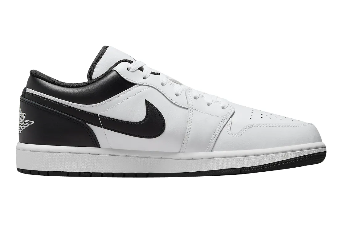 Air Jordan 1 Low White Black 1