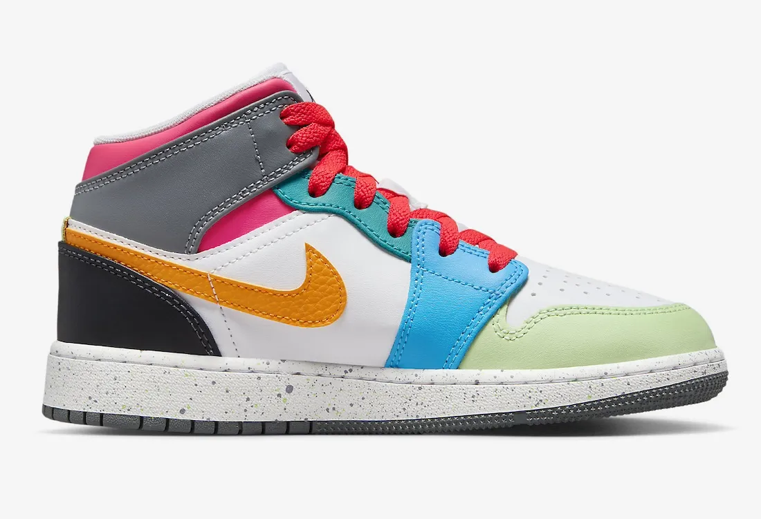 Air Jordan 1 Mid GS Multicolor 1