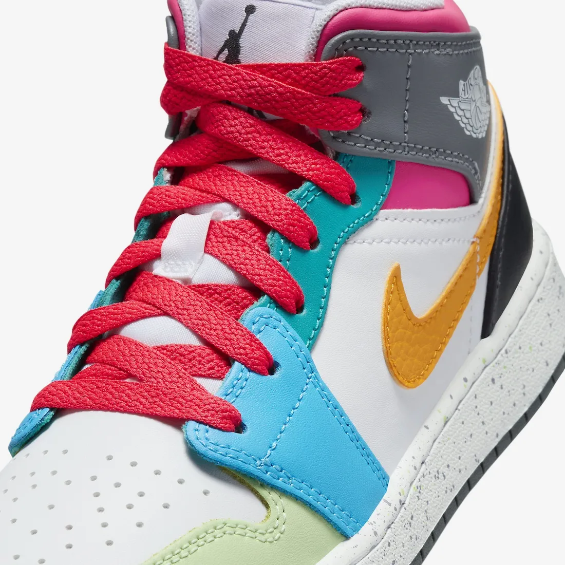 Air Jordan 1 Mid GS Multicolor 5