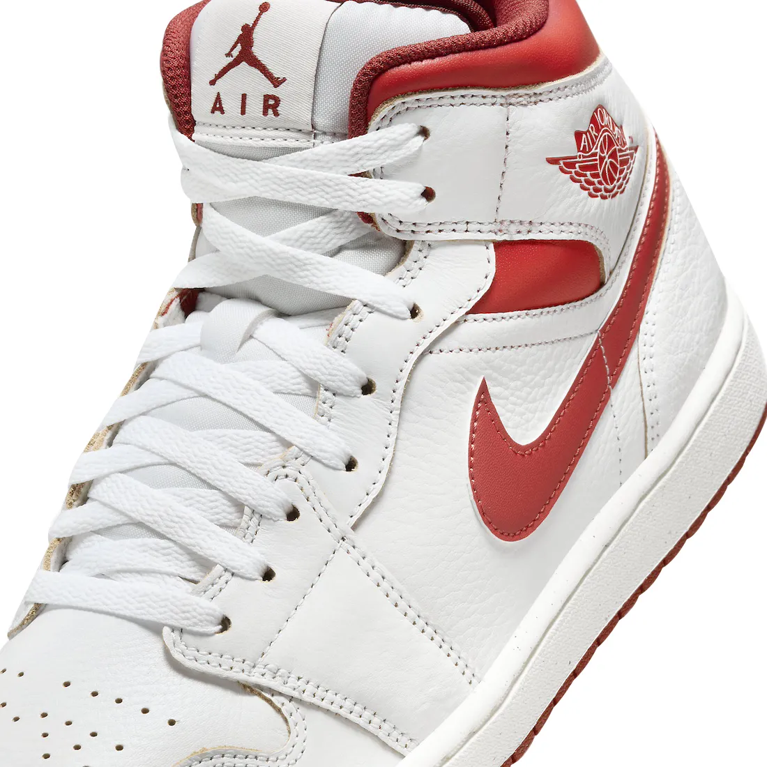 Air Jordan 1 Mid SE Dune Red 5