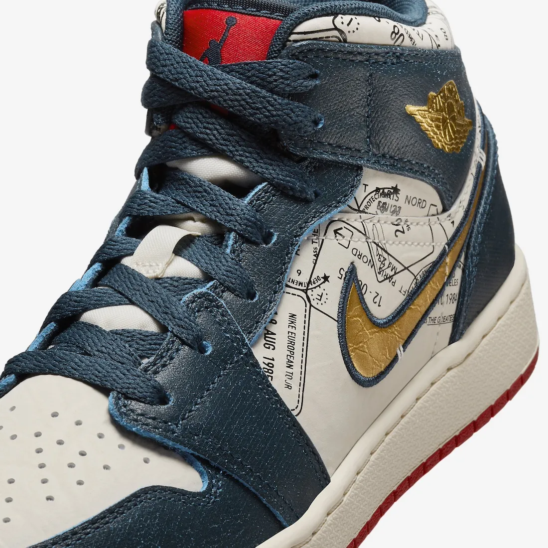 Air Jordan 1 Mid SE GS Take Flight 5