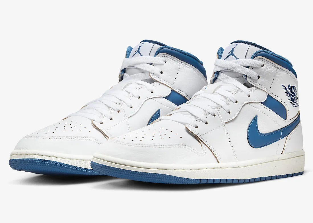 Air Jordan 1 Mid WMNS Industrial Blue 0