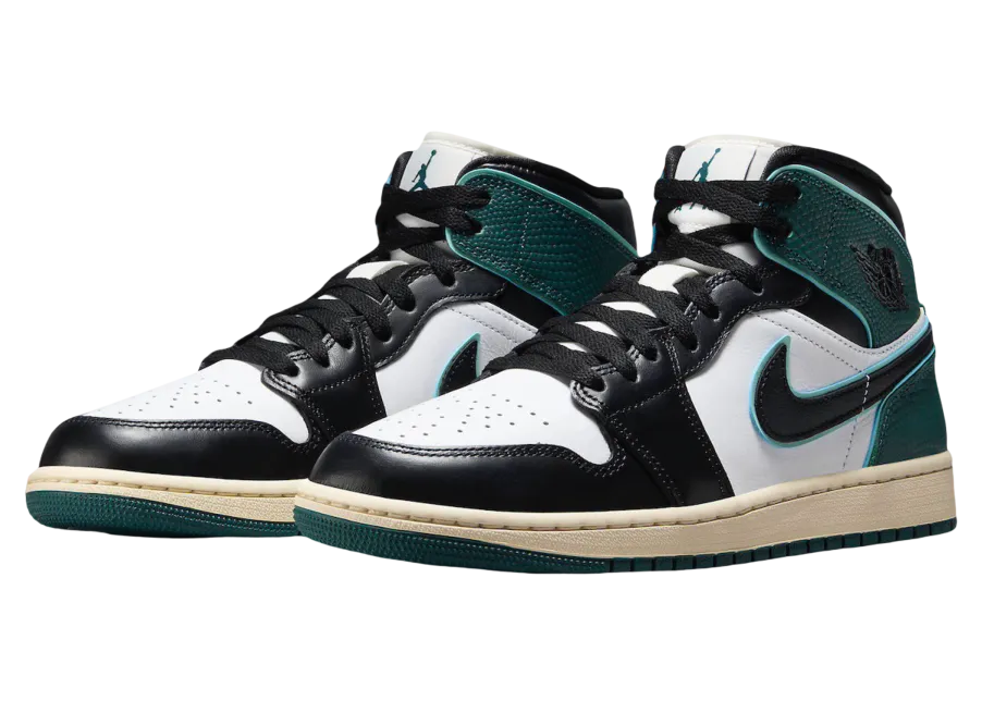 Air Jordan 1 Mid WMNS Oxidized Green 0