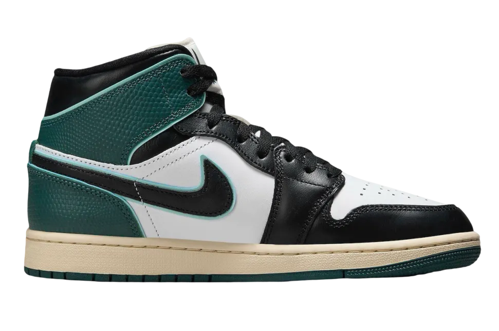 Air Jordan 1 Mid WMNS Oxidized Green 1