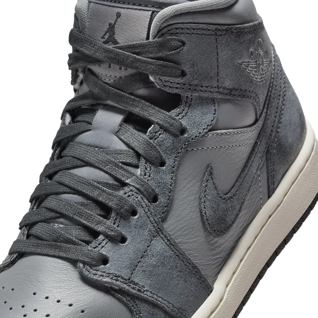 Air Jordan 1 Mid WMNS Smoke Grey 5