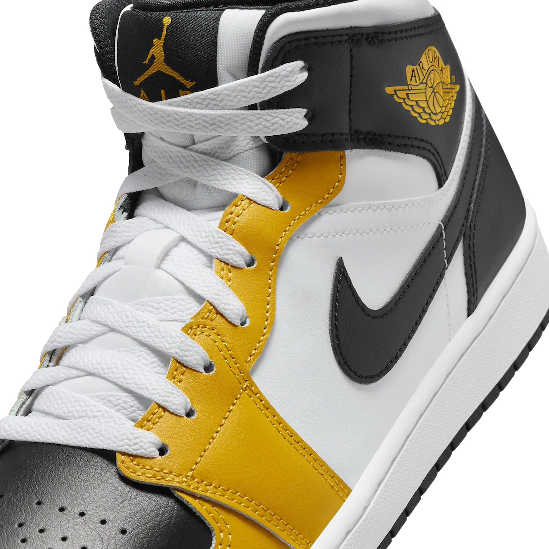 Air Jordan 1 Mid Yellow Ochre 5