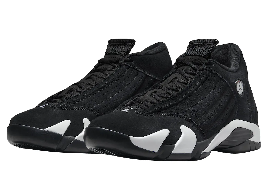 Air Jordan 14 Black White 0