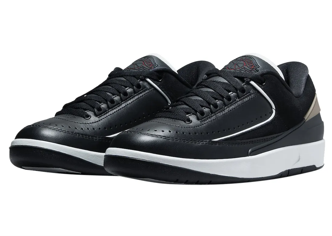 Air Jordan 2 Low WMNS Black Varsity Red 0