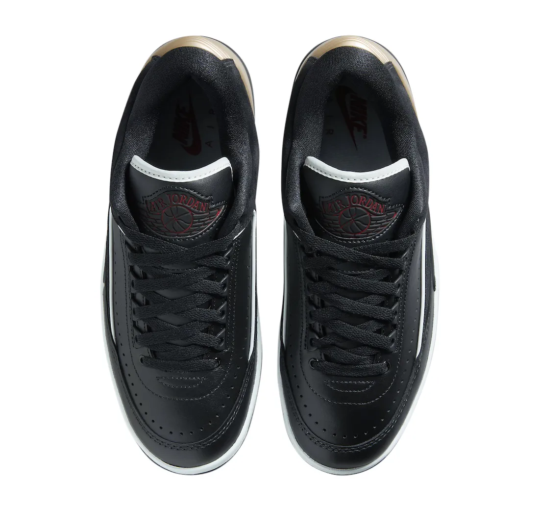 Air Jordan 2 Low WMNS Black Varsity Red 2