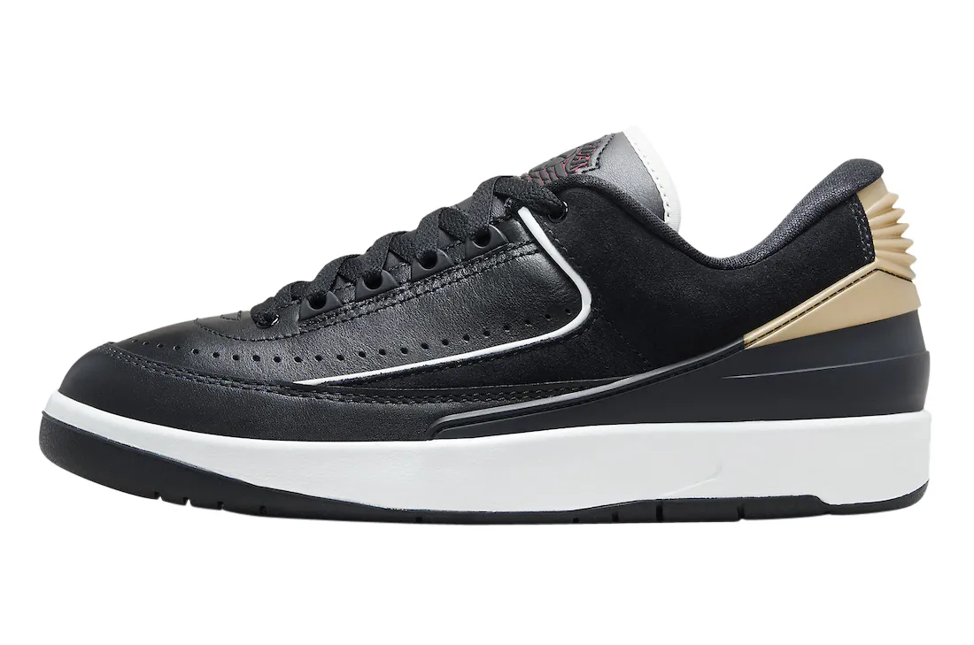 Air Jordan 2 Low WMNS Black Varsity Red red