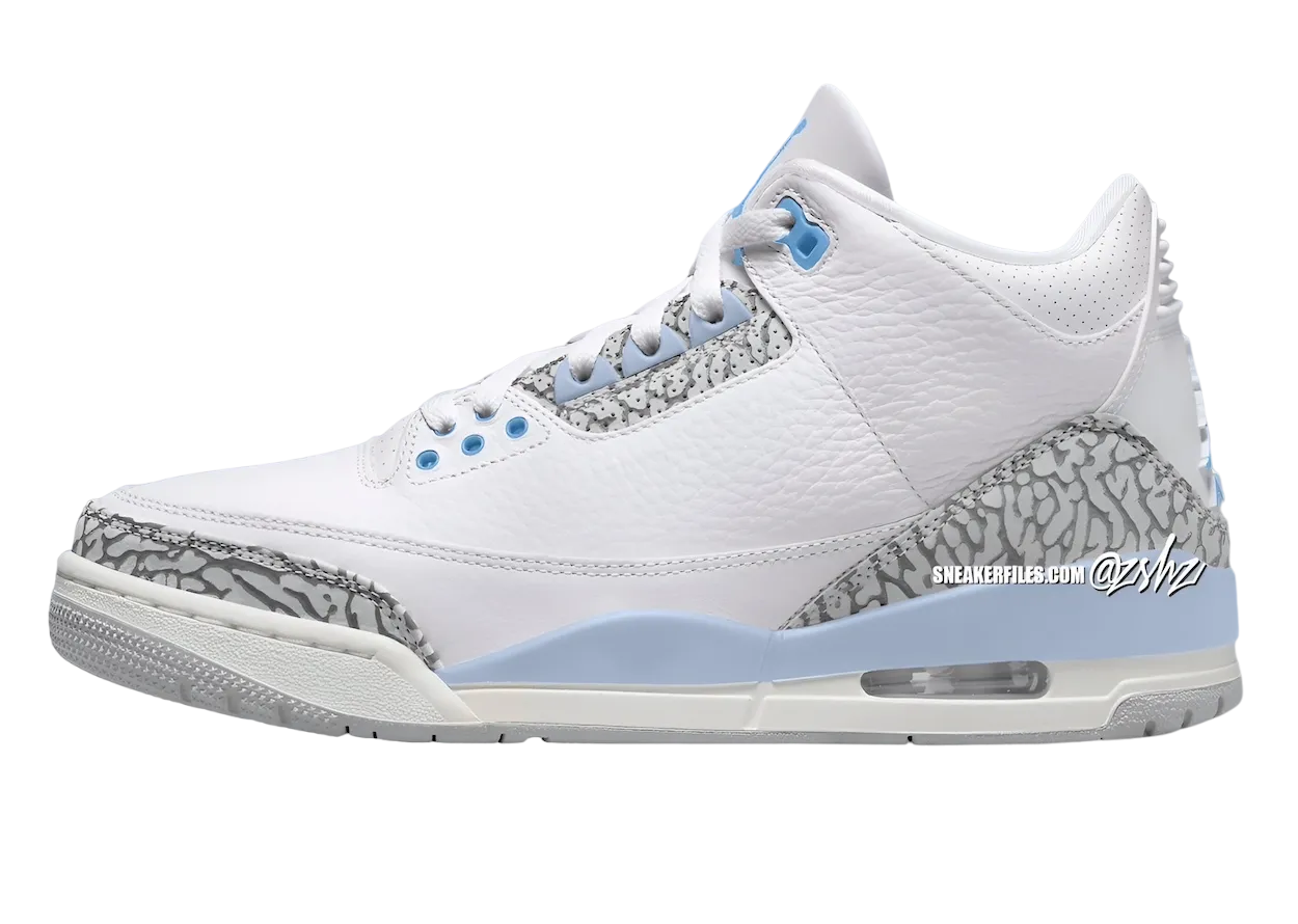 Air Jordan 3 Hydrogen Blue blue