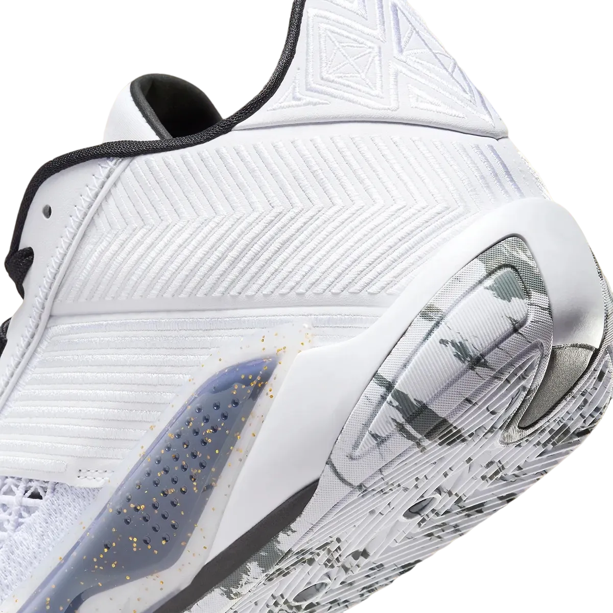 Air Jordan 38 Low White Metallic Gold 5