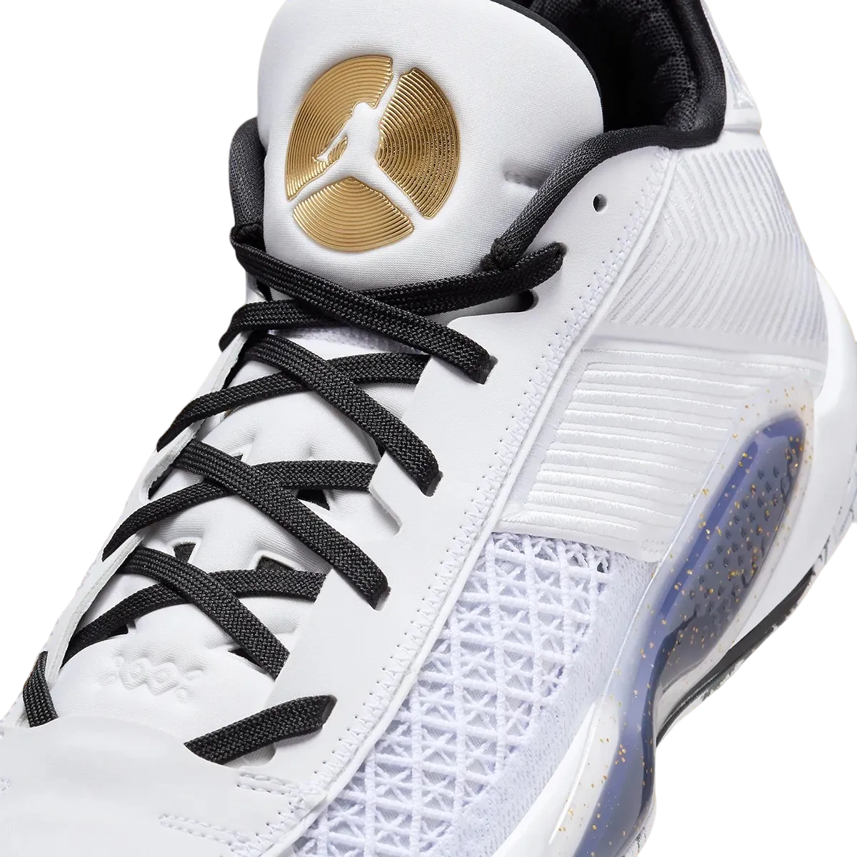 Air Jordan 38 Low White Metallic Gold 6
