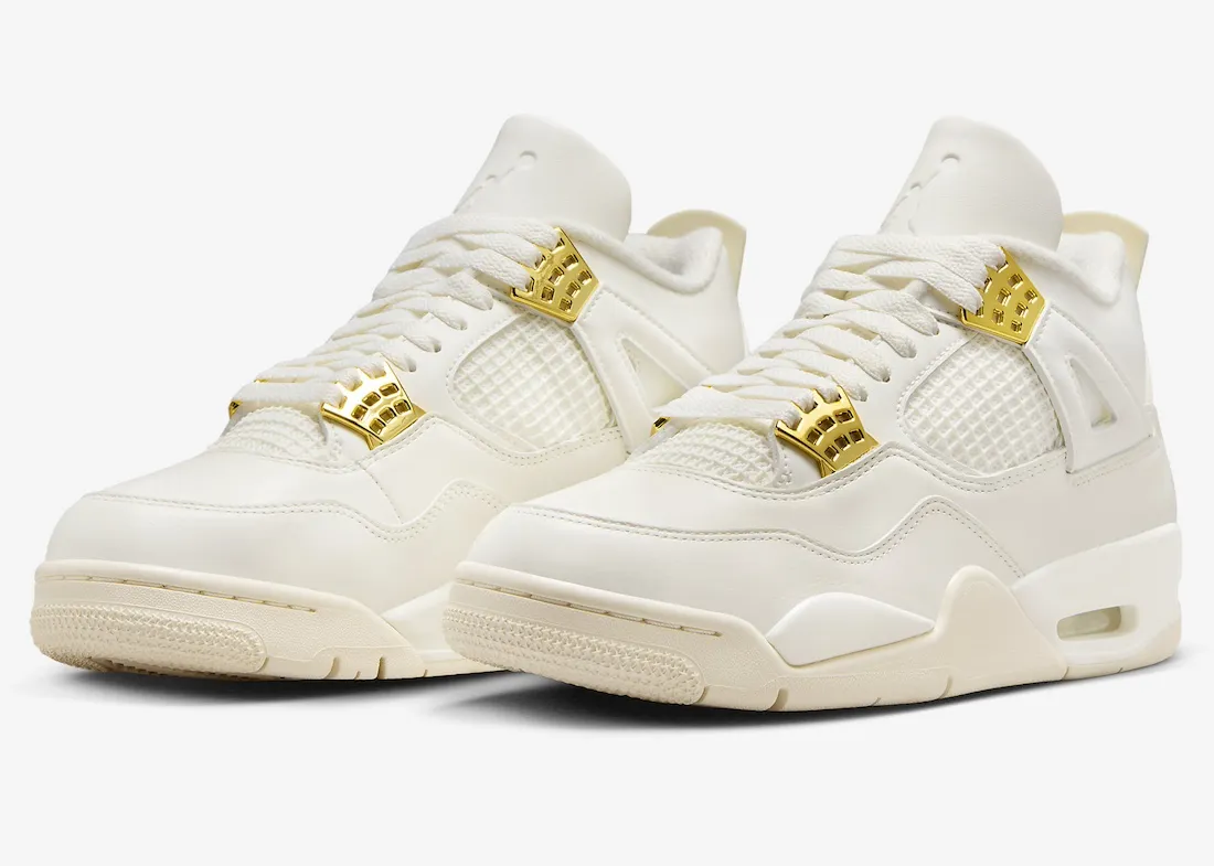 Air Jordan 4 WMNS Metallic Gold 0