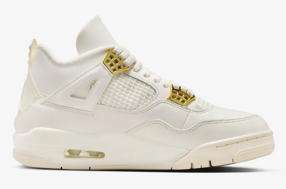 Air Jordan 4 WMNS Metallic Gold 1