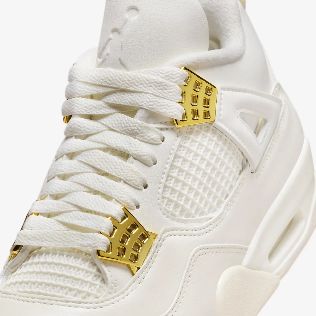 Air Jordan 4 WMNS Metallic Gold 5