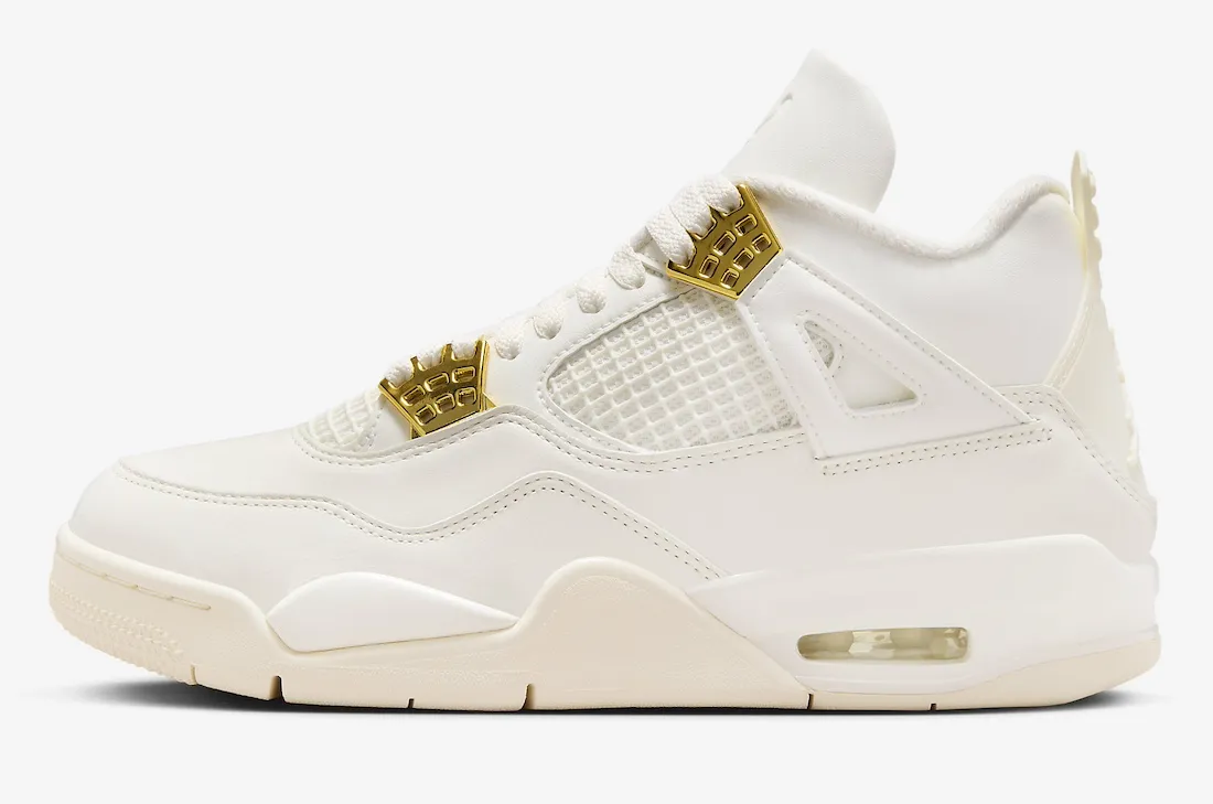 Air Jordan 4 WMNS Metallic Gold gold