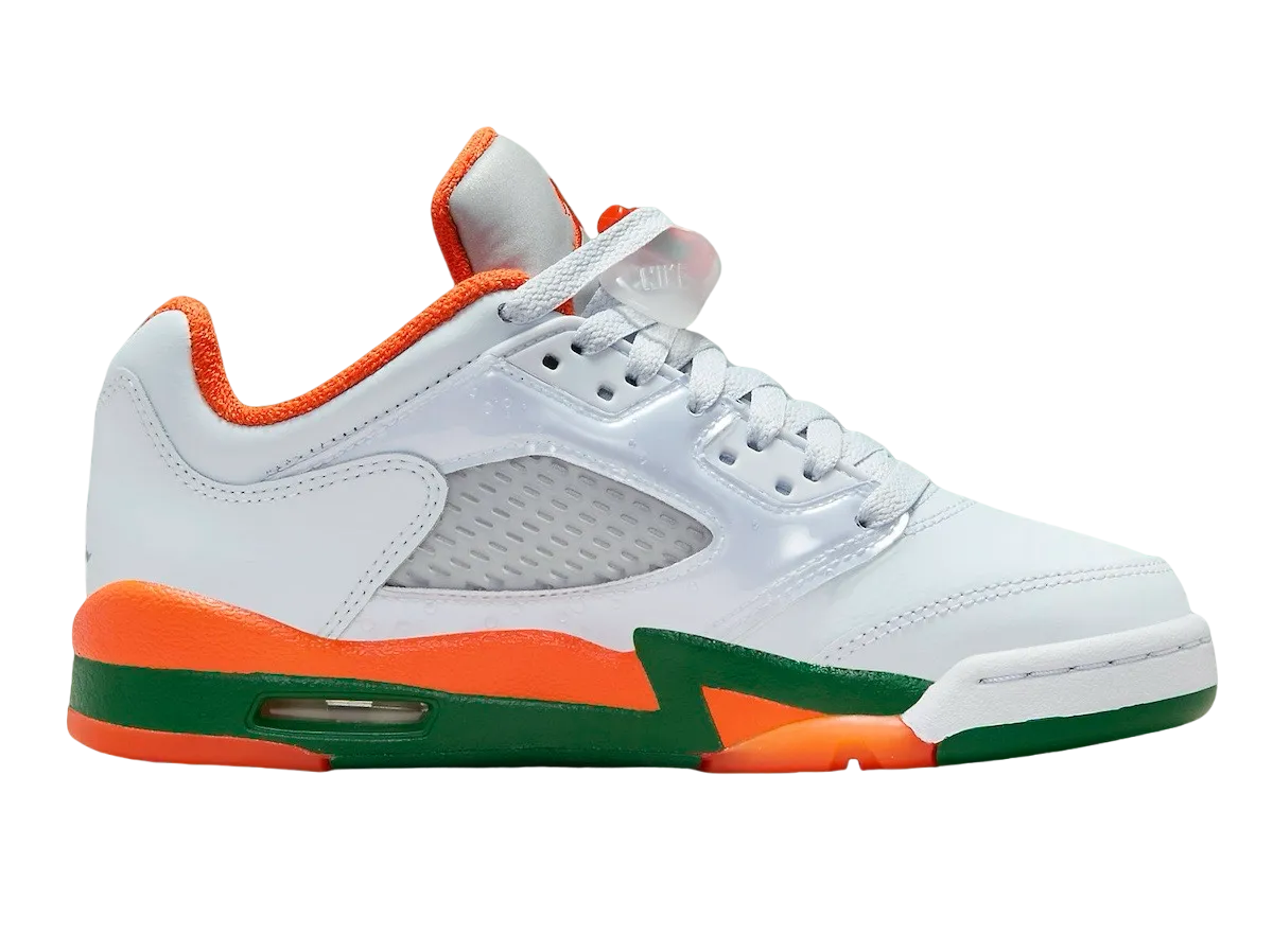 Air Jordan 5 Low GS Miami Hurricanes 1