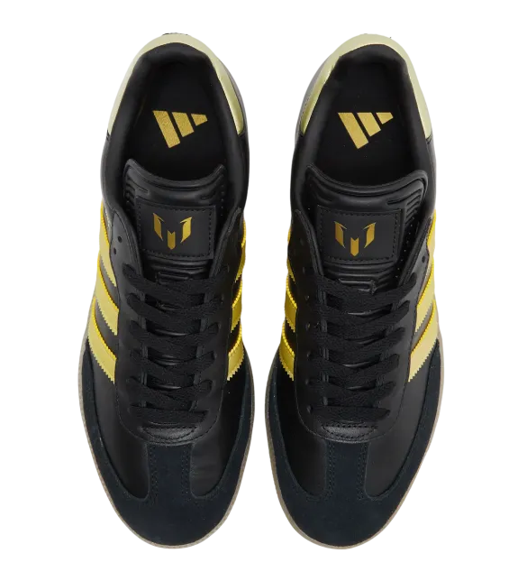 Lionel Messi x Adidas Samba Black Gold 1