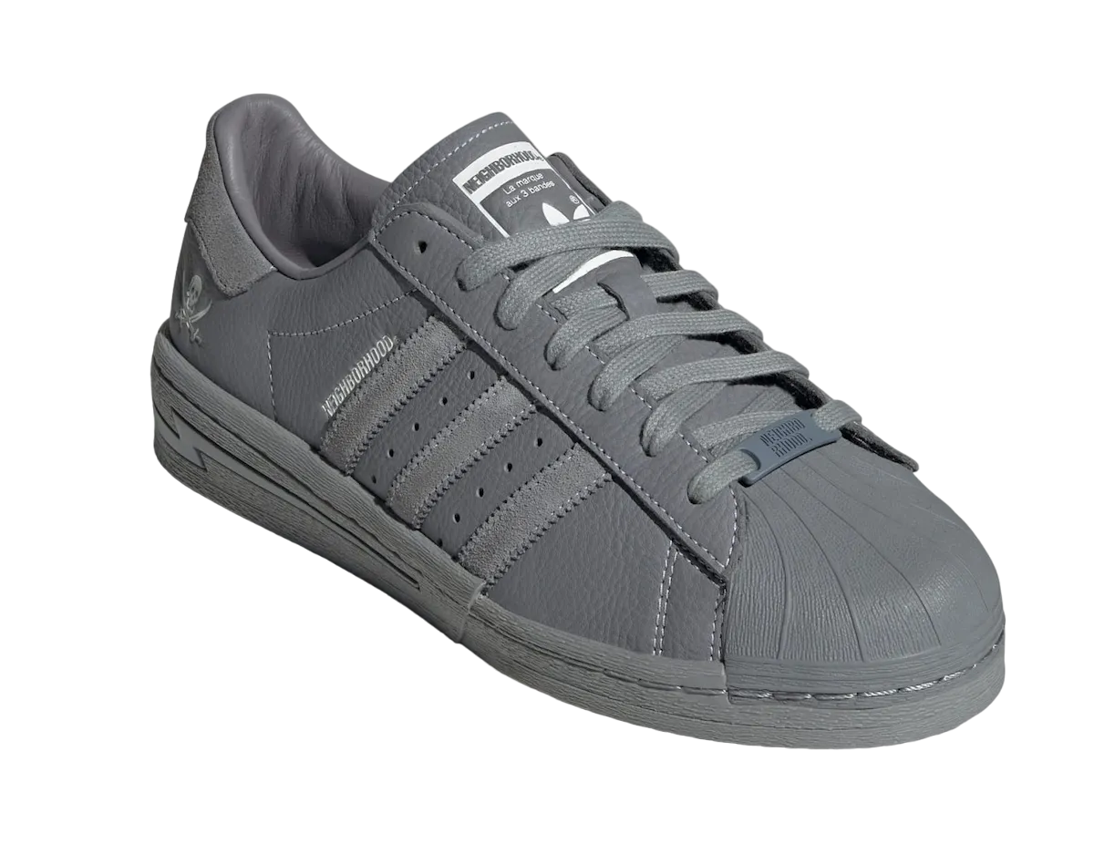 Neighborhood x adidas Superstar Cement Grey 1