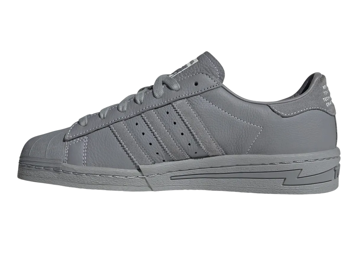 Neighborhood x adidas Superstar Cement Grey 3