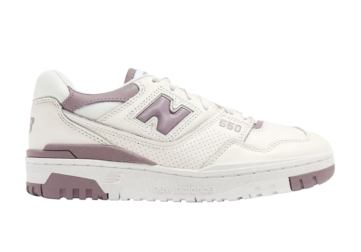 New Balance 550 WMNS White Mauve mauve