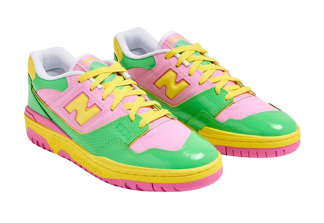 New Balance 550 Y2K Patent Leather Pink Green 0