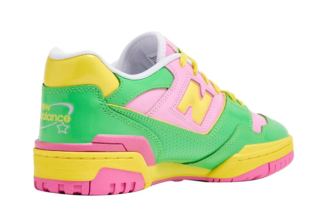 New Balance 550 Y2K Patent Leather Pink Green 1