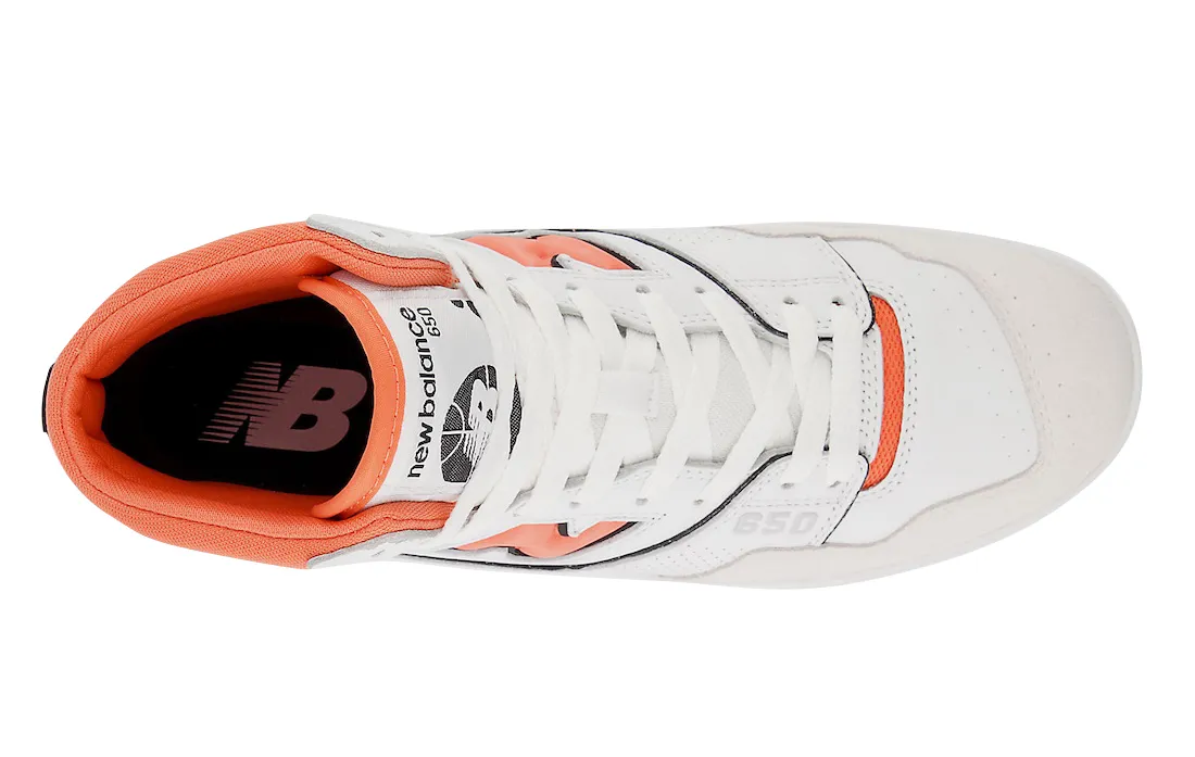 New Balance 650 White Orange 2