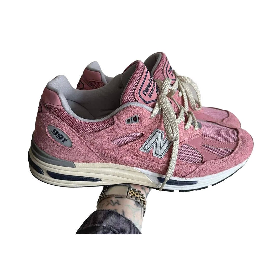 New Balance 991v2 Made in UK Pink 1