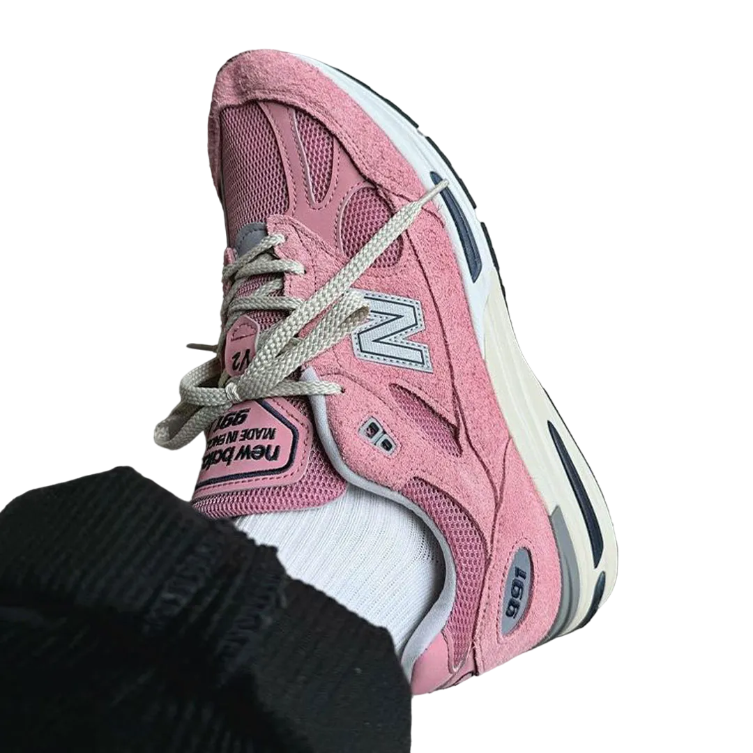 New Balance 991v2 Made in UK Pink 3