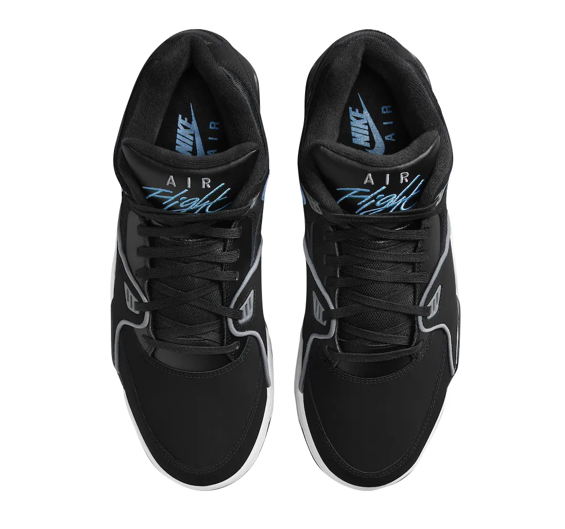 Nike Air Flight 89 Black Noise Aqua 2