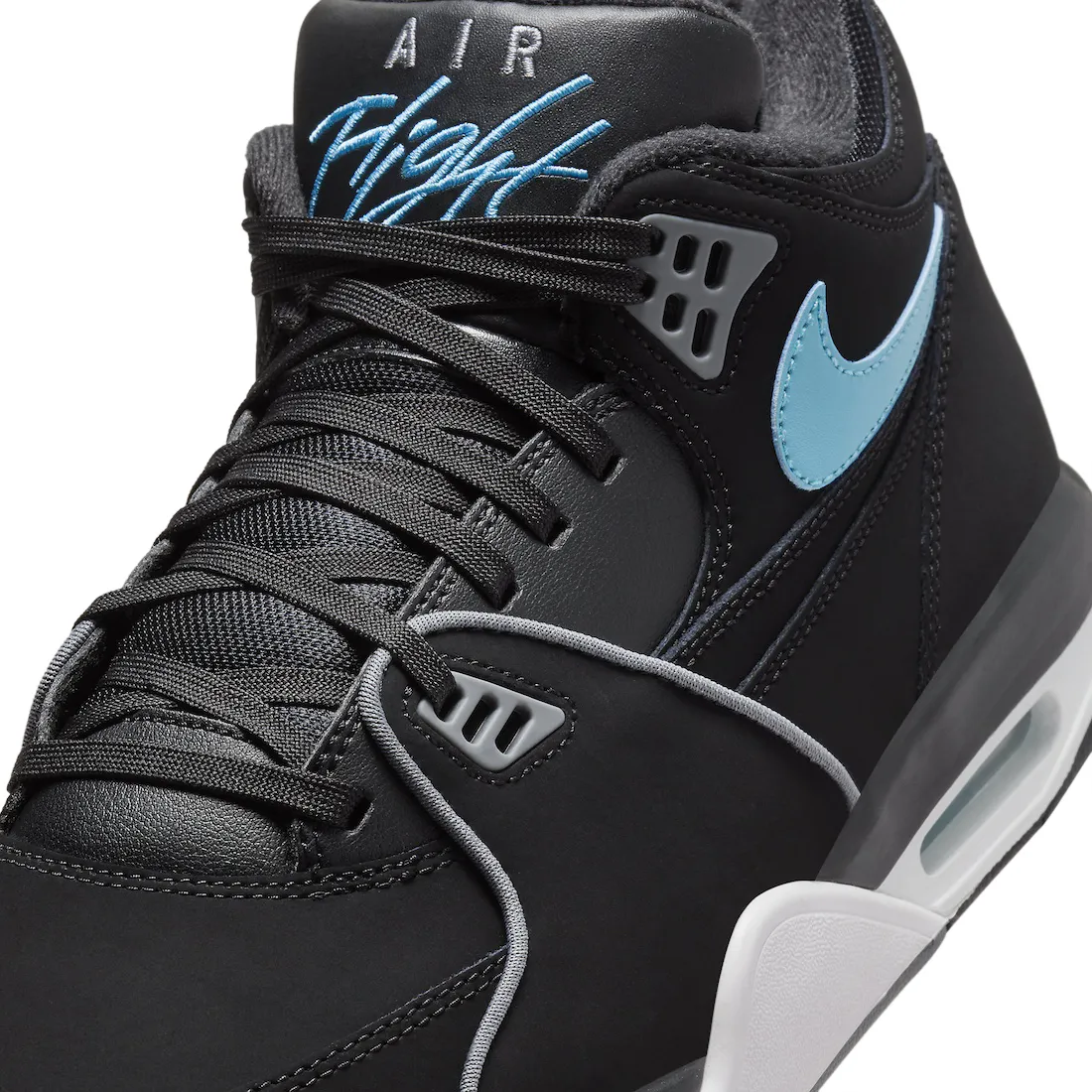 Nike Air Flight 89 Black Noise Aqua 5