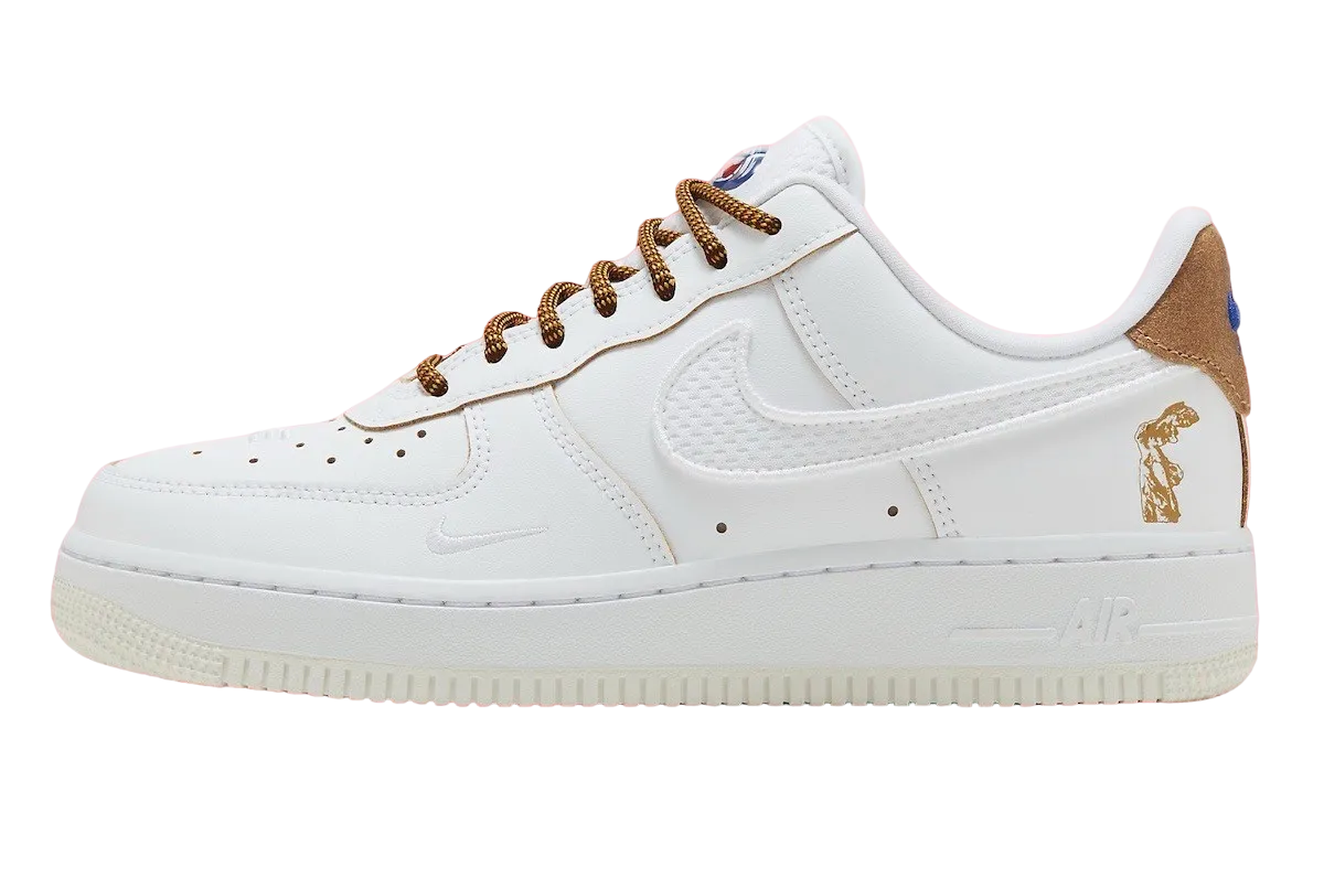 Nike Air Force 1 Low 1972 White   Brown brown