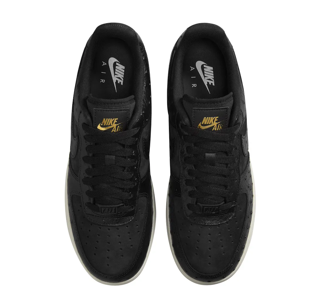 Nike Air Force 1 Low Black Ostrich 2